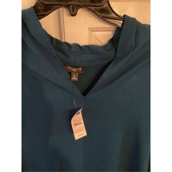 NEW Talbots Women Royal Blue Stretch Dress with Belt Sz 1X - Picture 2 of 7